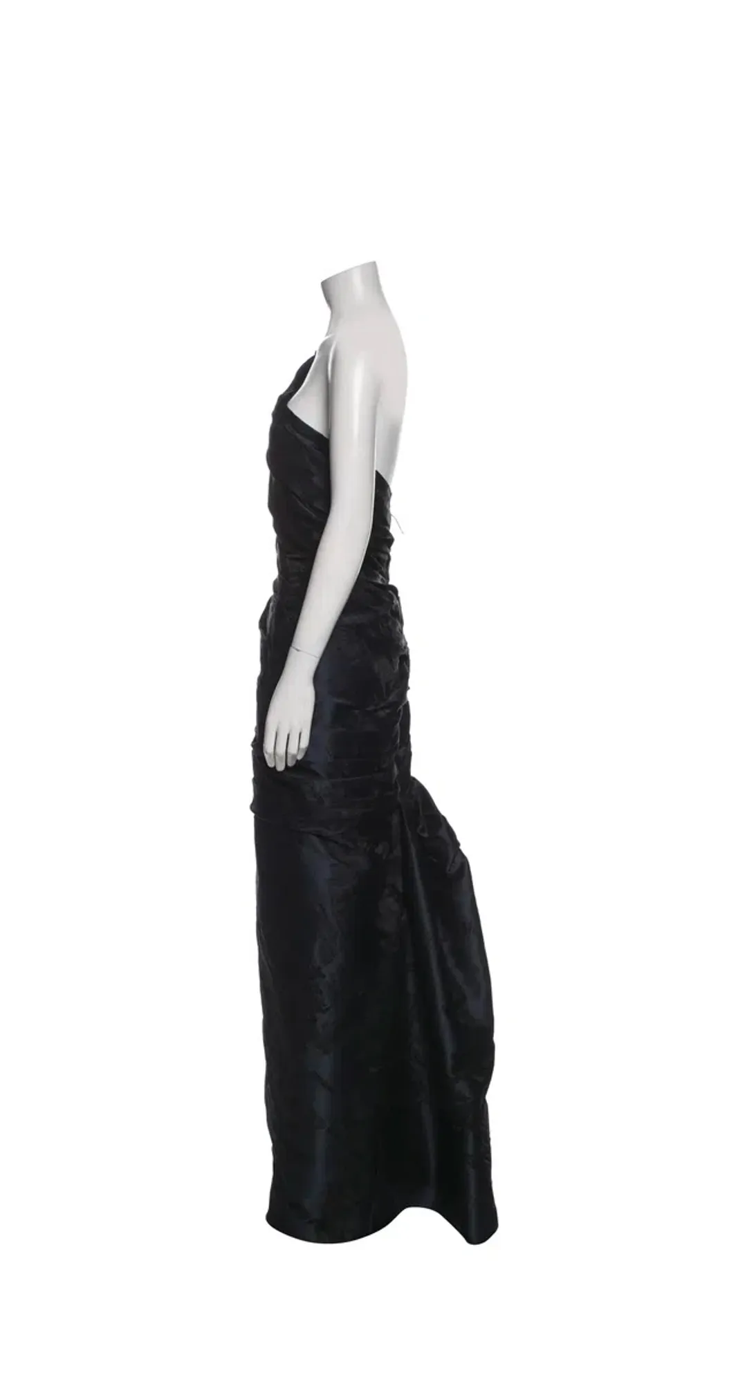 J. Mendel Paris Floor-Length Gown Navy Blue Size AU 12 for rent on The Volte - main image