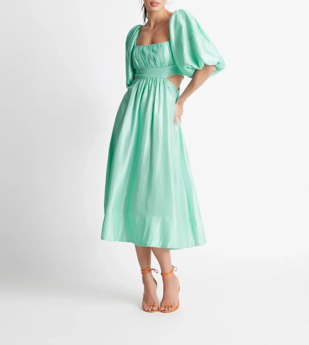 Sheike Daydreaming Maxi Dress Green Size 8 / S for rent on The Volte - main image
