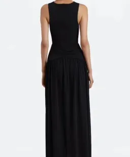 Bec & Bridge Lindsey V Maxi Dress Black Size 6 / XS for rent on The Volte - image 4