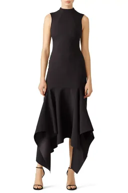 Solace London Klara Dress Black Size 4 for rent on The Volte - image 1