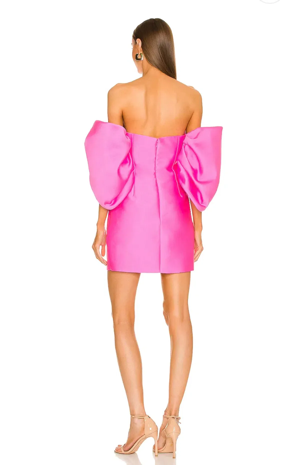 Solace London The Elina Mini Dress in Pink Size 6 - Image 2