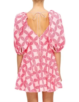 Acler Perry Mini Dress Pink Size 10 for rent on The Volte - image 3