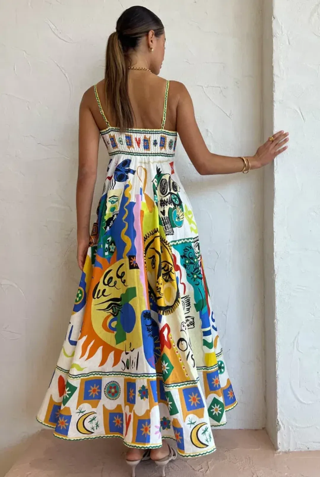 Alemais Soleil Maxi Sundress Multi Size 14 for rent on The Volte - main image