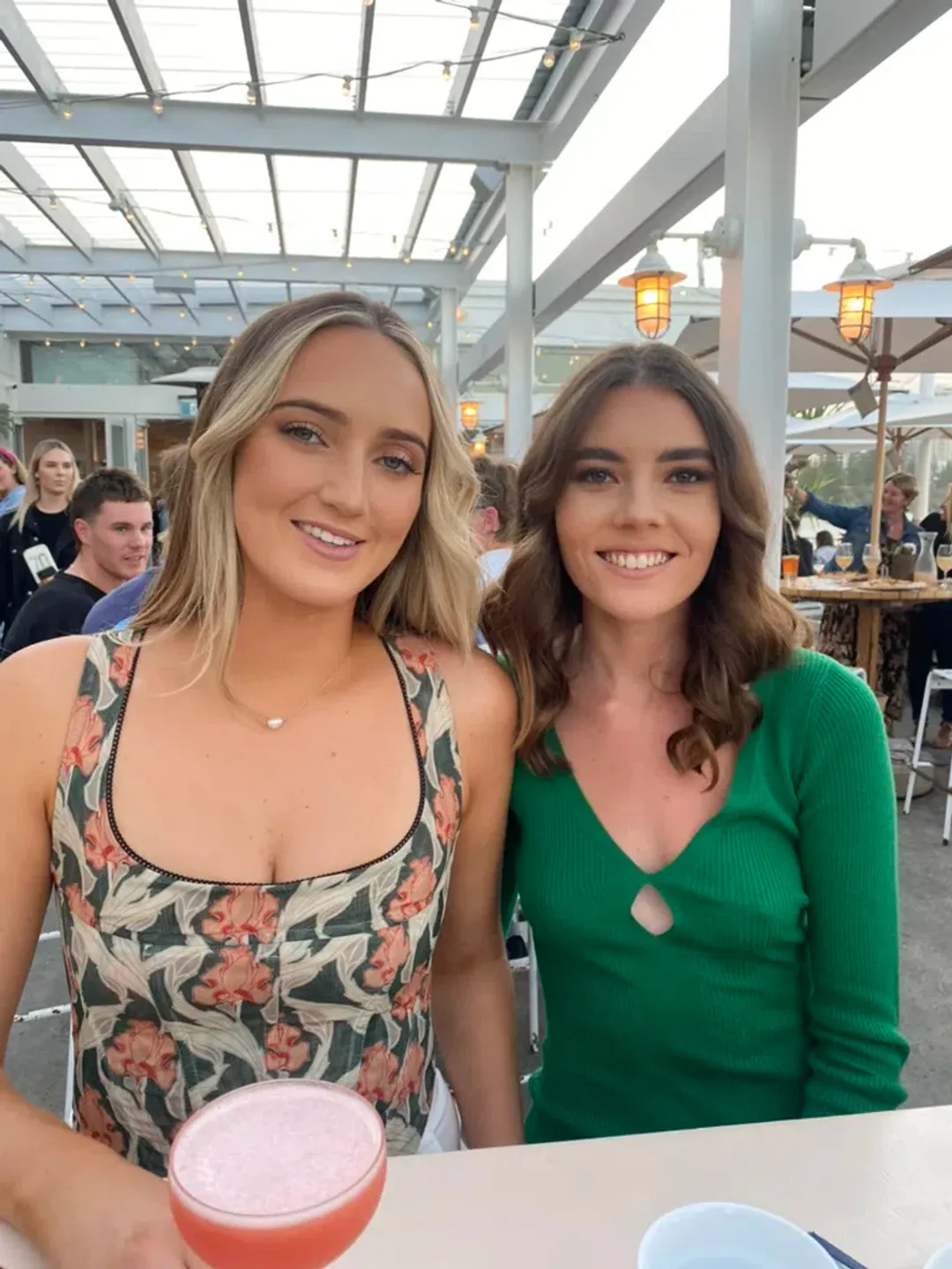 Bec & Bridge Freya Knit V Maxi Dress Green Size XS/Au 6 for rent on The Volte - main image