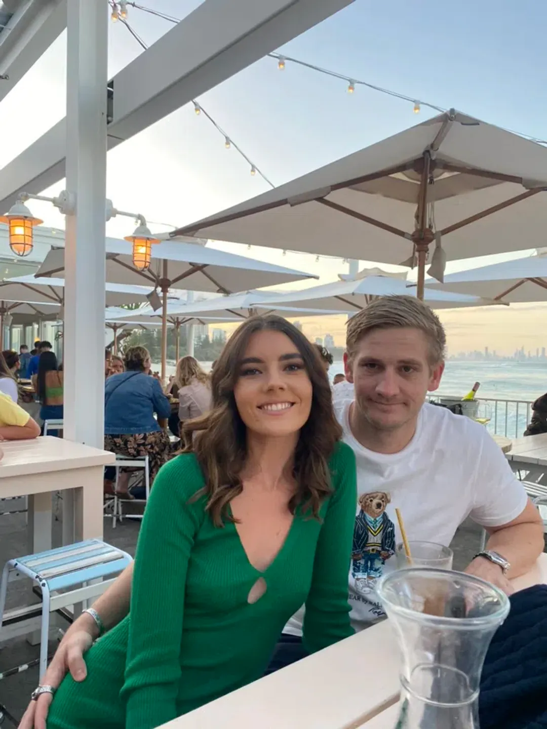 Bec & Bridge Freya Knit V Maxi Dress Green Size XS/Au 6 for rent on The Volte - main image