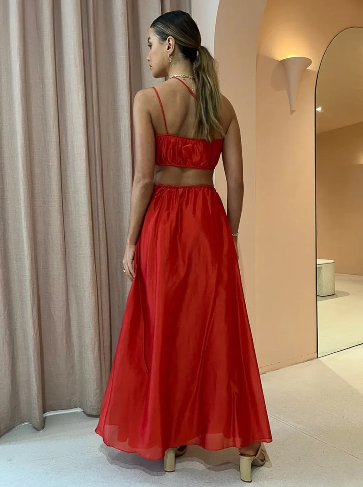 Sir the Label Lucelia Set Red Size 0-1/Au 6-8 - Image 2