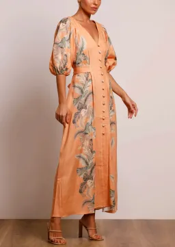 Pasduchas Horizon Midi Dress Earth Size 10 for rent on The Volte - image 2