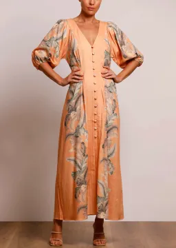 Pasduchas Horizon Midi Dress Earth Size 10 for rent on The Volte - image 4