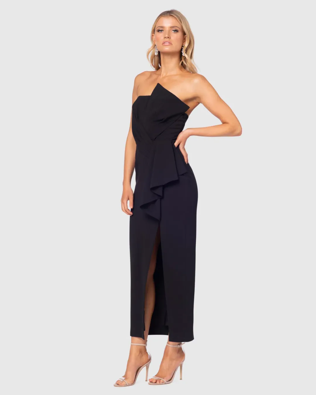 Pilgrim Laylan Gown Black Size 8 for rent on The Volte - main image