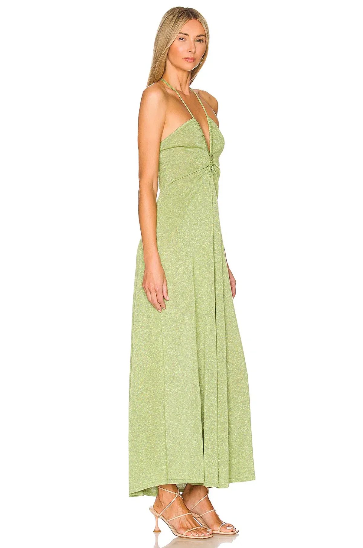 Bec & Bridge Indya Knit Maxi Dress Pistachio Green Size 6 - Image 2