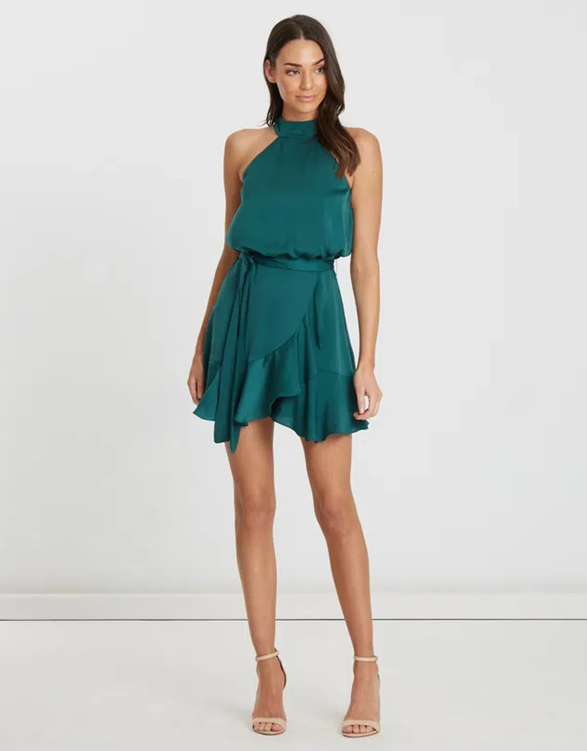 Tussah Hamptons Dress Green Size 10 - Image 1