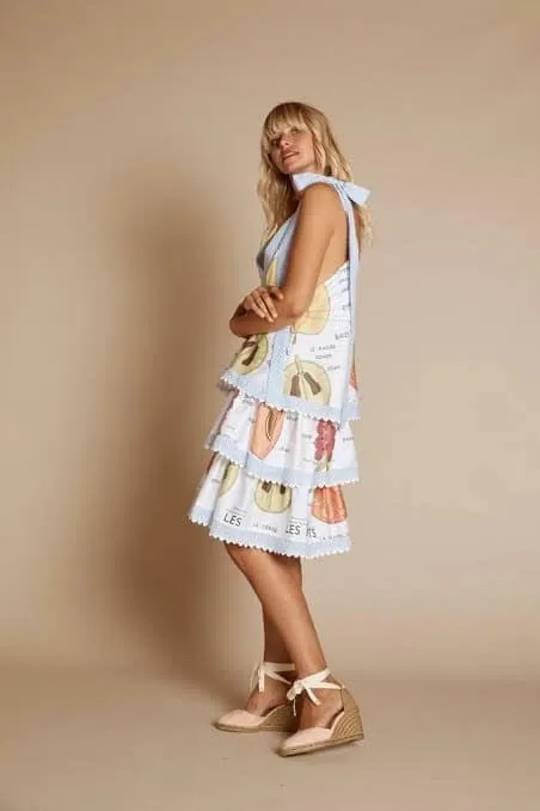 Binny Fruit Dress Print Size 10 for rent on The Volte - main image