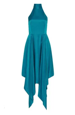 Sass & Bide Slow Hands Midi Dress in Peacock Size 8 for rent on The Volte - image 2