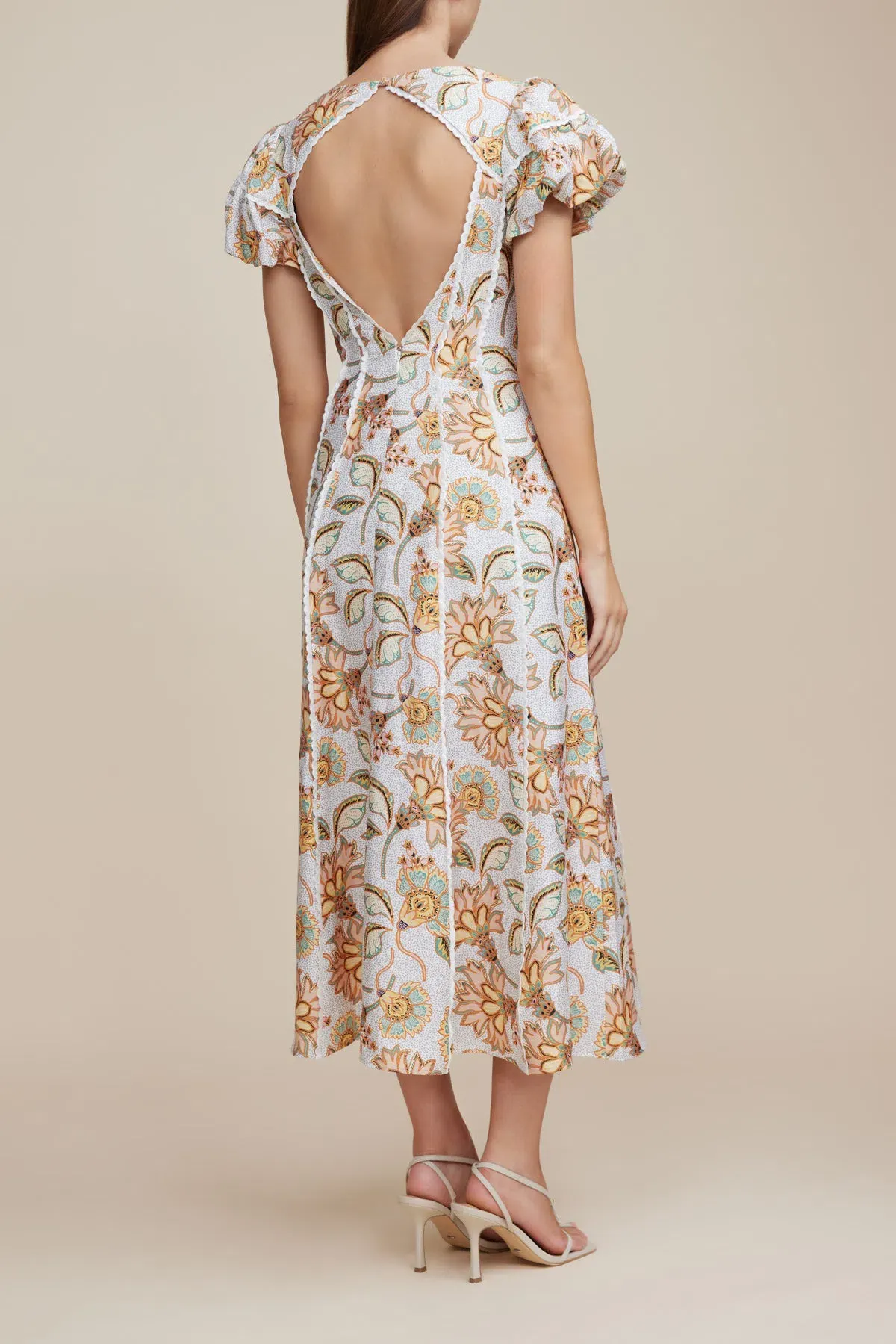 Acler Menton Dress Floral Size 8 - Image 2