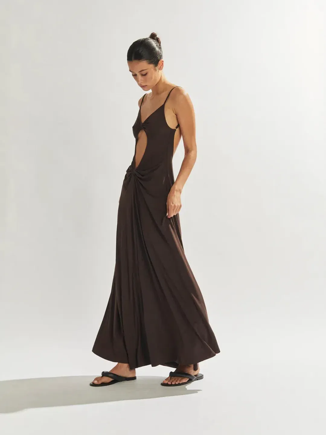 One Mile Sammy Dress Brown Size 8 for rent on The Volte - main image