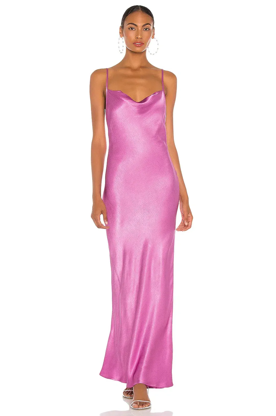 Bec & Bridge Lucie Maxi Dress Fuchsia Pink Size 8 for rent on The Volte - main image
