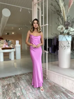 Bec & Bridge Lucie Maxi Dress Fuchsia Pink Size 8 for rent on The Volte - image 3