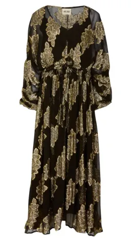 Never Fully Dressed Jaquard Missi Dress Black/Print Size 18 for rent on The Volte - image 3