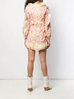 Zimmermann Goldie Spliced Mini Dress Floral Size 2 / Au 12 for rent on The Volte - image 2