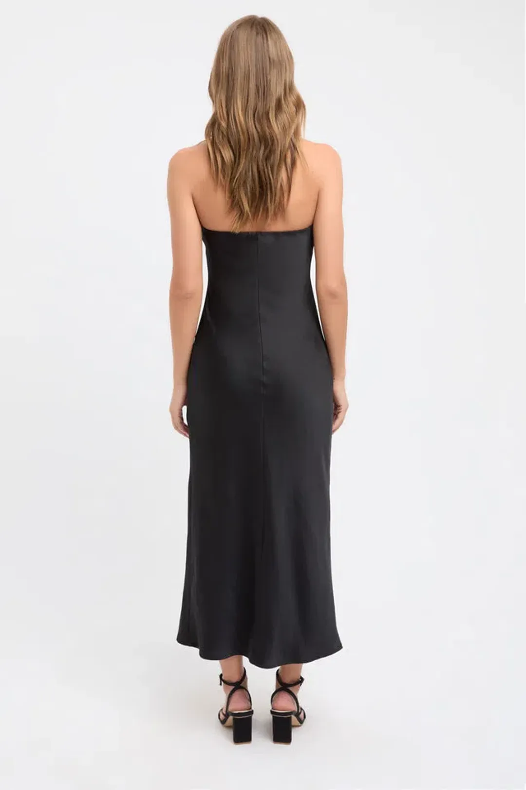 Kookai Belle Strapless Slip Dress Black Size 40/Au 12 for rent on The Volte - main image