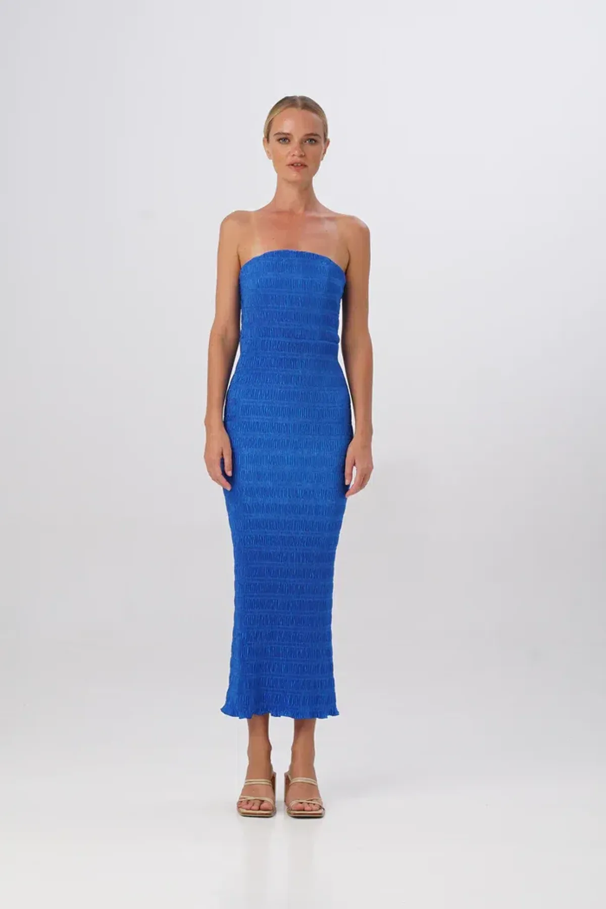 Lidee Aurore Gown in Moroccan Blue Size 10 for rent on The Volte - main image
