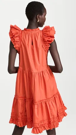 Ulla Johnson Joan Ruffle Dress Size US 8/AU 12 for rent on The Volte - image 7