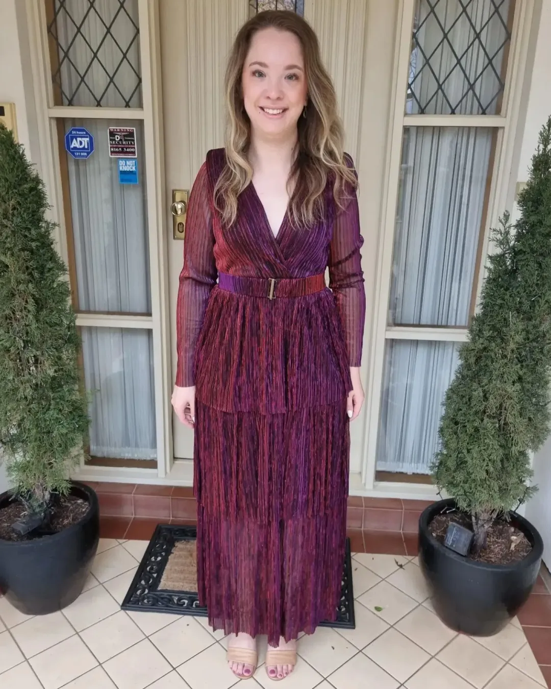 Sheike All That Sparkles Dress Metallic Size 10 / M for rent on The Volte - main image