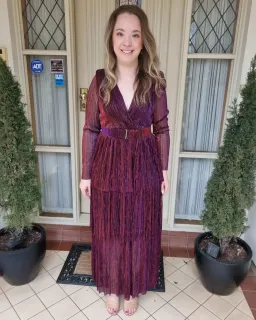 Sheike All That Sparkles Dress Metallic Size 10 / M for rent on The Volte - image 2