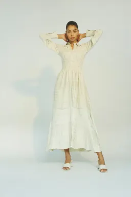 Harper Copenhagen White Shirt Dress Cream Size AU 6 for rent on The Volte - image 1