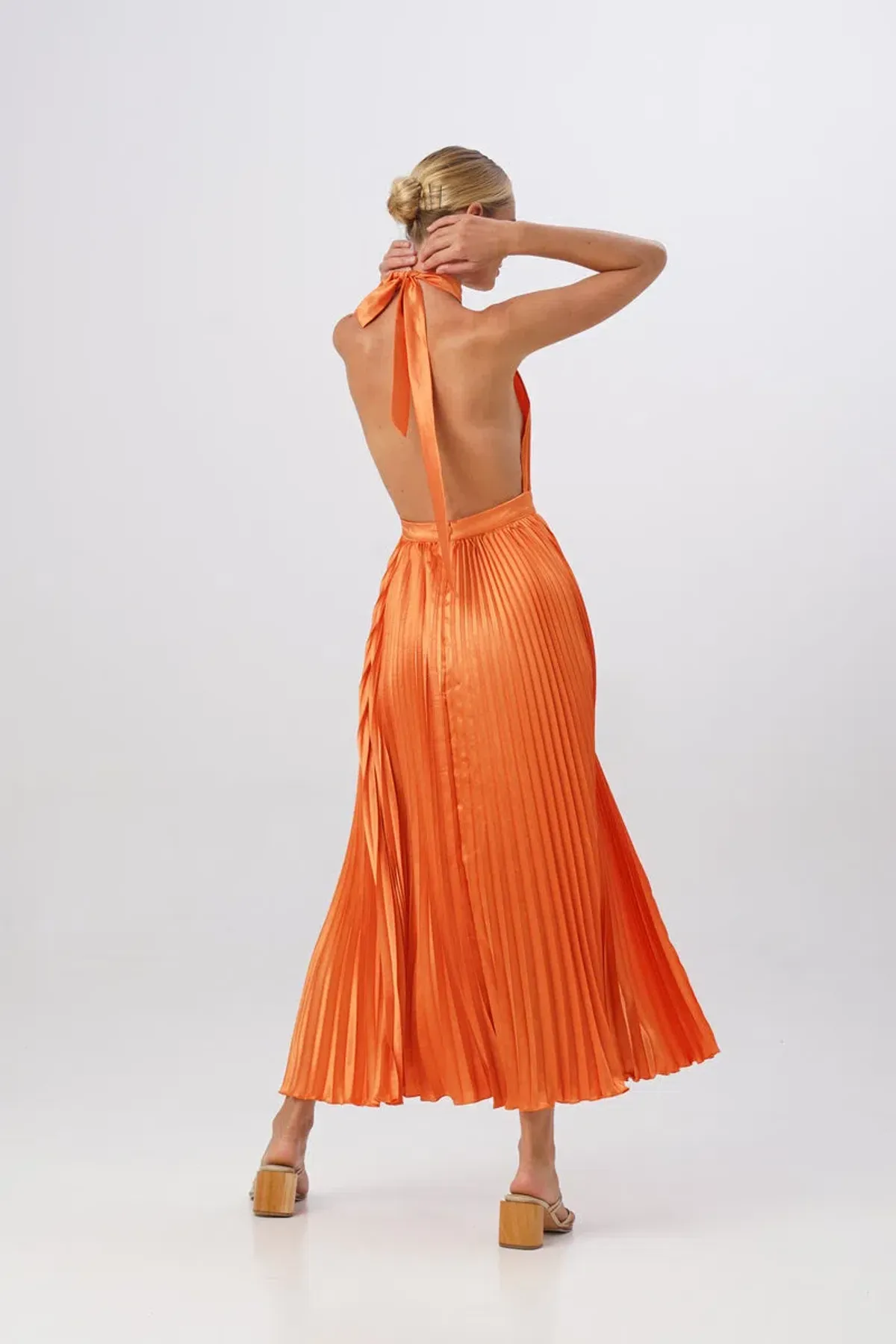 Lidee Renaissance Split Gown Tangelo Size 6 - Image 2