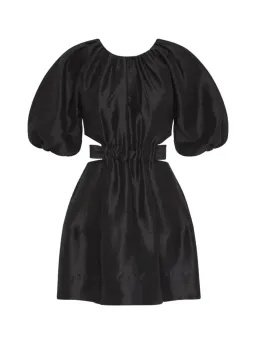Aje Mimosa Cut Out Mini Dress Black Size 6 for rent on The Volte - image 3