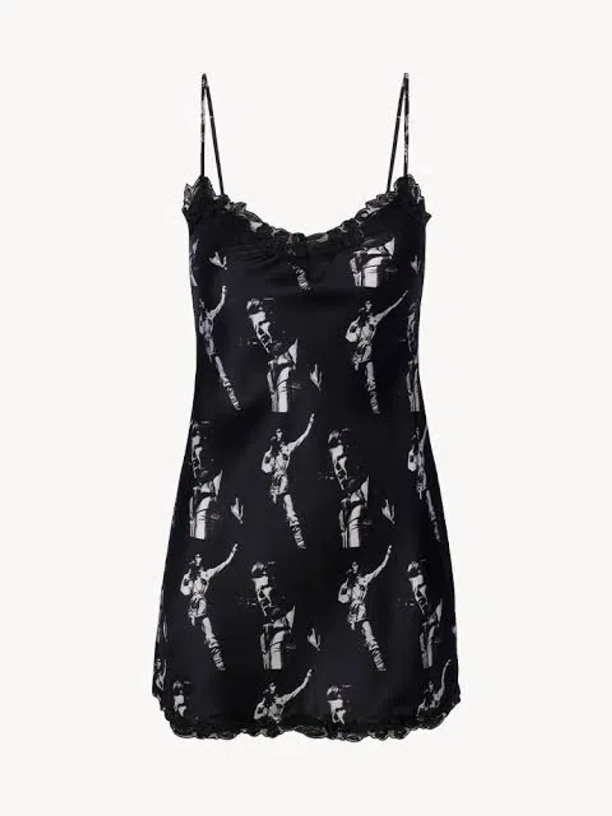 Realisation Par Sukita Mini Silk Slip Dress Stardust Size 6 - Image 2