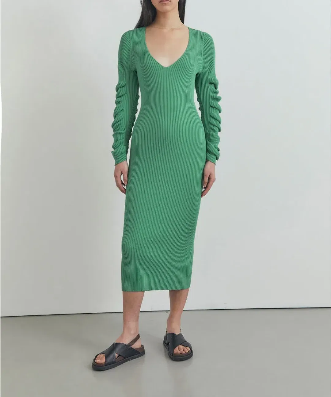 Viktoria & Woods Transcendent Dress in Aspen Green Size M / Au 10 for rent on The Volte - main image
