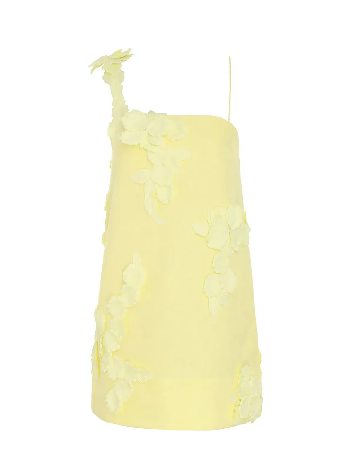 Zimmermann High Tide Shift Flower Mini Dress Yellow Size 0P / Au 6 - Image 3
