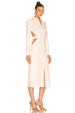 Alice McCall Night Sky Trench Dress Blush Pink Sequin Midi Dress Size 8 for rent on The Volte - image 3