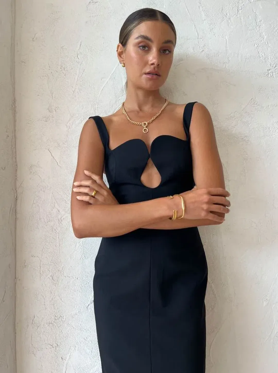 Camilla and Marc Brixton Dress Black Size 6 (Sold out - size 6) for rent on The Volte - main image