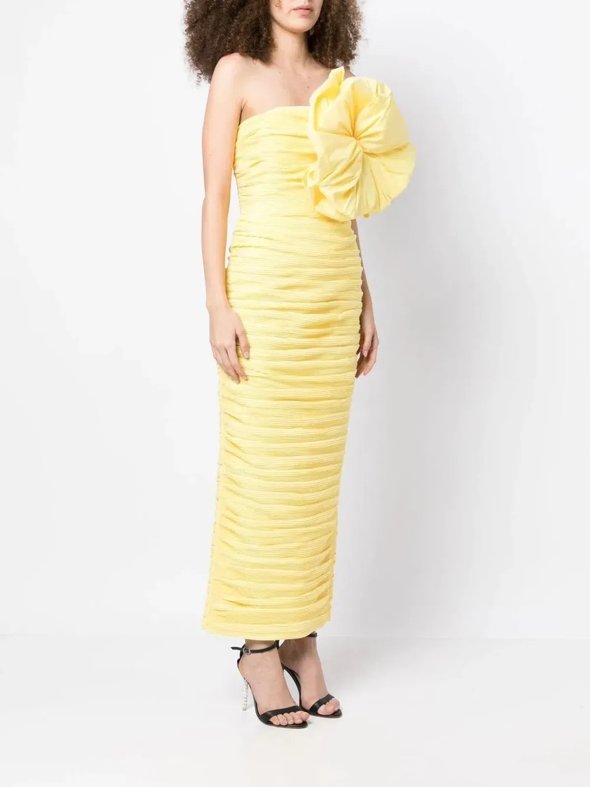 Rachel Gilbert Evana Dress Yellow Size 1/Au 8 - Image 1