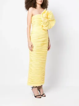 Rachel Gilbert Evana Dress Yellow Size 1/Au 8 for rent on The Volte - image 1