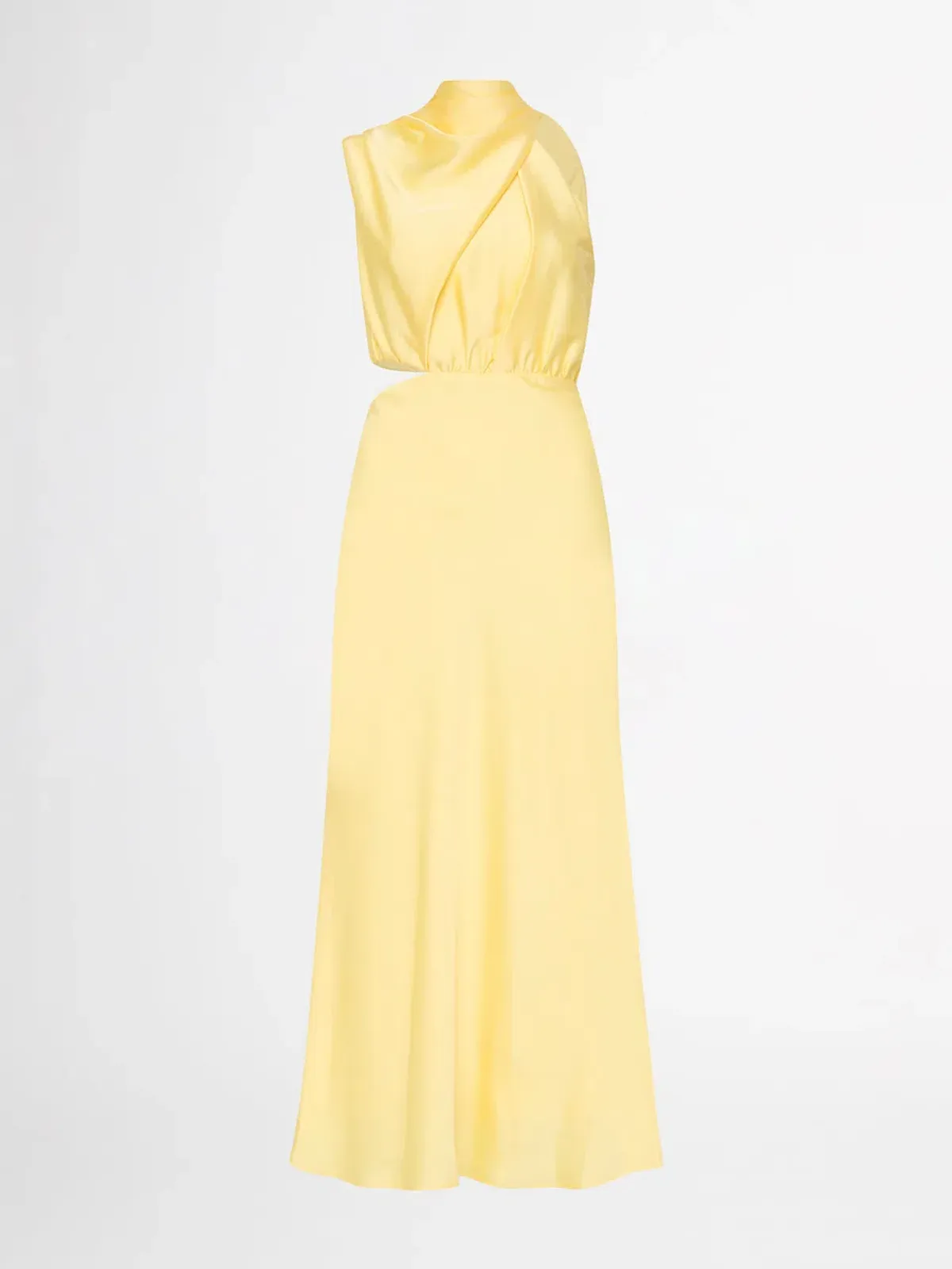 Sheike Allure Dress Butter Yellow Size 8 - Image 3
