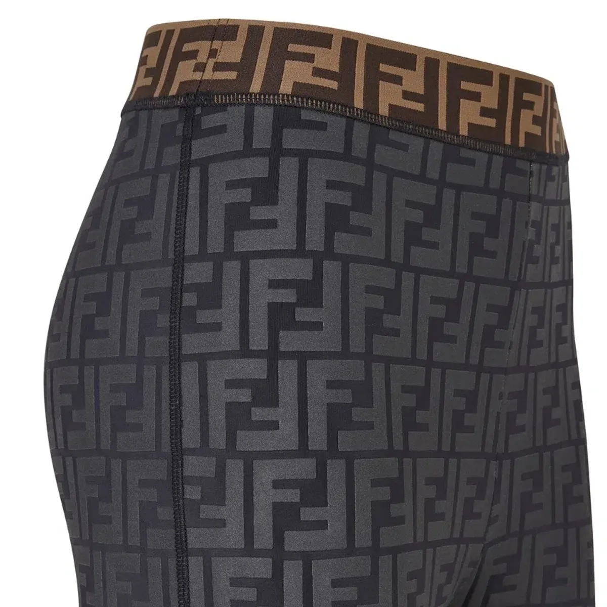 Fendi Monogram Leggings FF Print Size AU 8 - Image 3