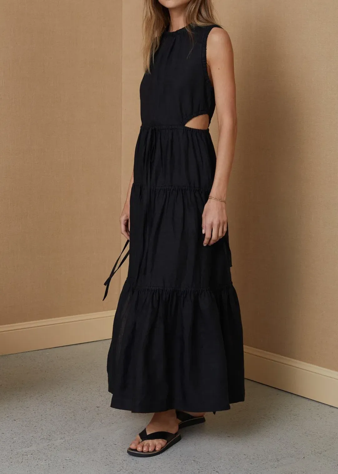 Bec & Bridge Henriette Maxi Dress Black Size 8 / S for rent on The Volte - main image