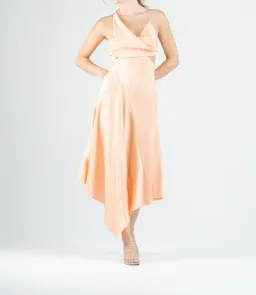 One Fell Swoop Josephine Dress Persimmon Size 10 for rent on The Volte - image 1