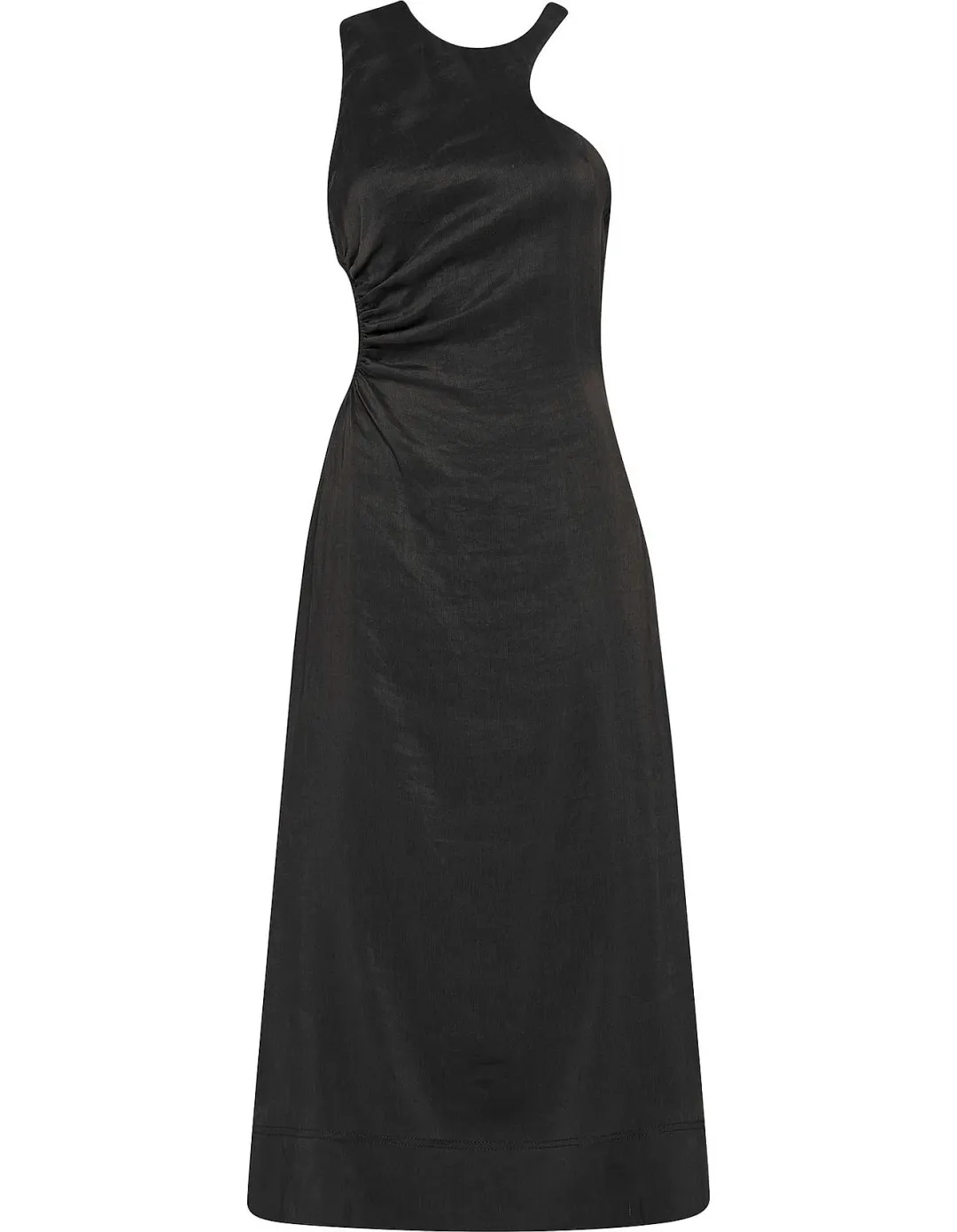 Aje Chateau Cut Out Midi Dress Black Size 4 / XXS for rent on The Volte - main image