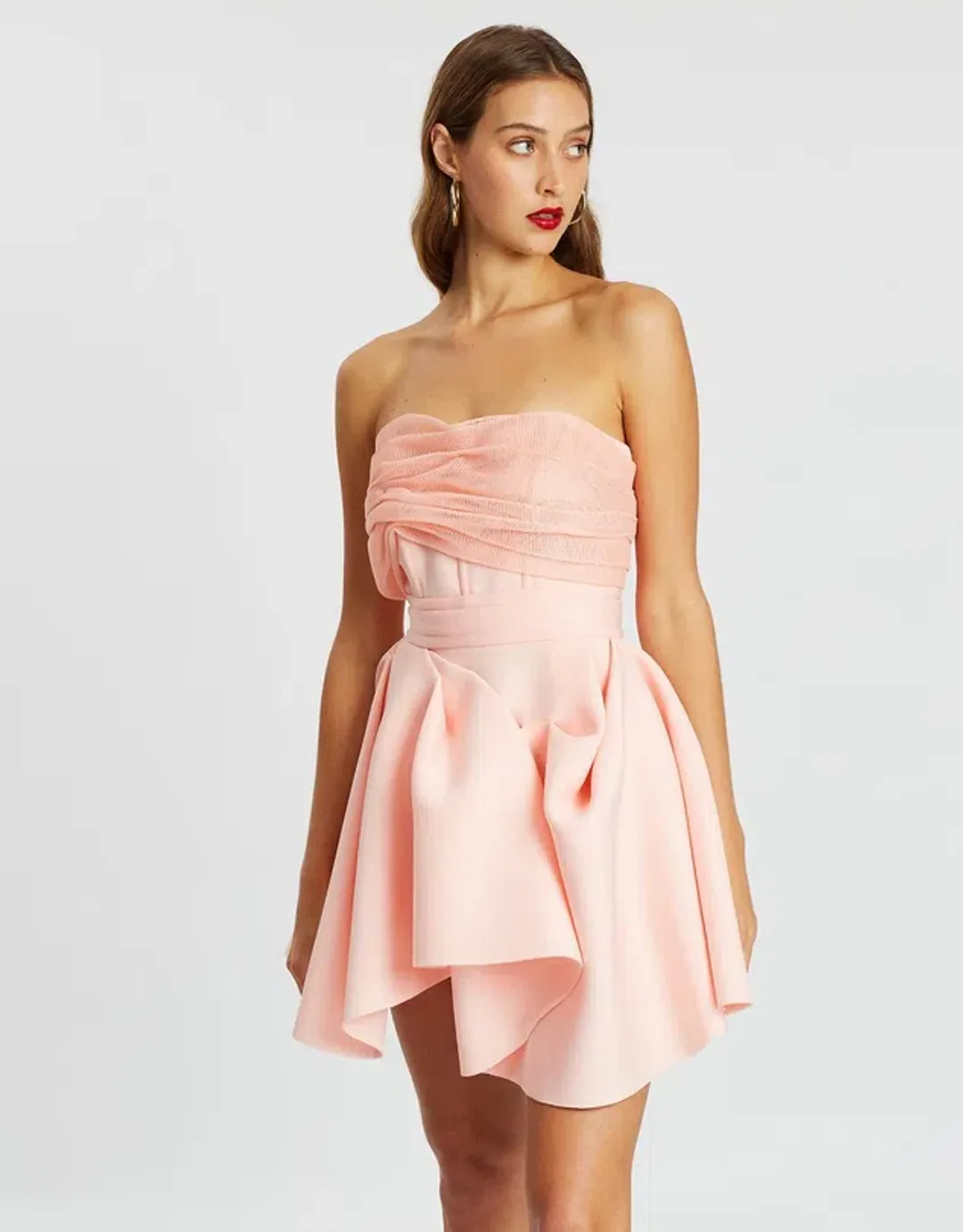 Eliya The Label Tayla Dress Peach Size 6 for rent on The Volte - main image