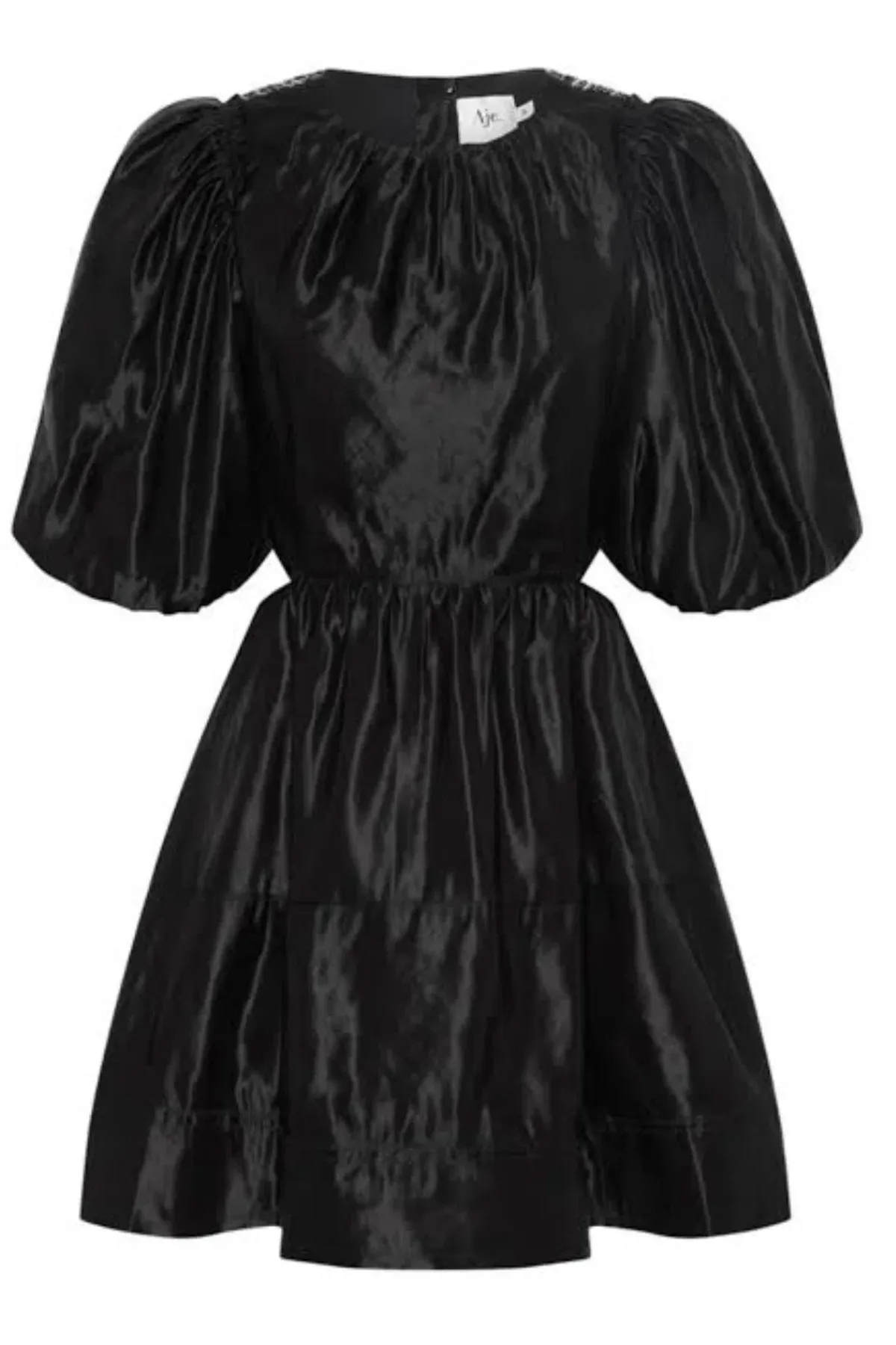 Aje Beaded Relic Mini Dress Black Size 8 - Image 4