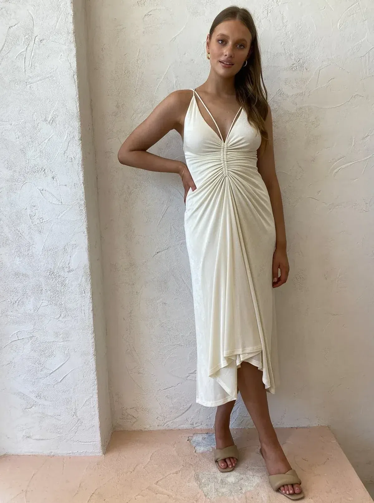 Significant Other Sassari Dress Pearl White Size 10 - Image 4