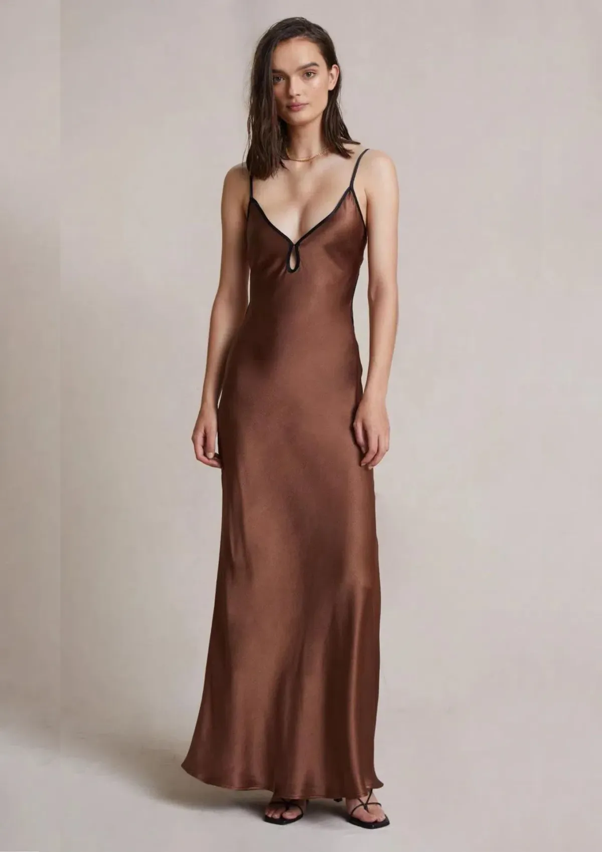 Bec & Bridge Cedar City Maxi Dress Brown Size 8 - Image 2