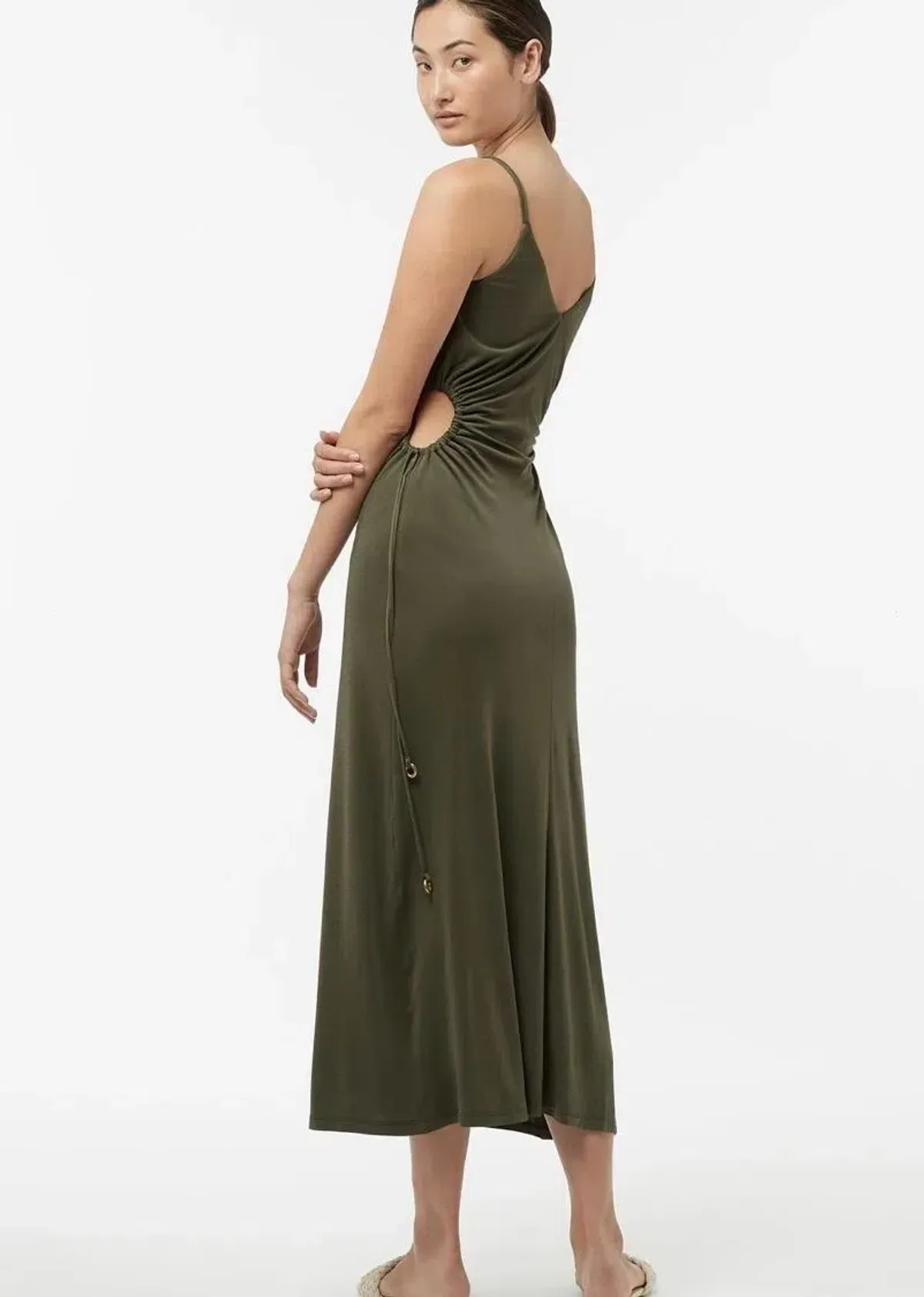 Manning Cartell Tuning in Chain Dress Green Size 12 - Image 4