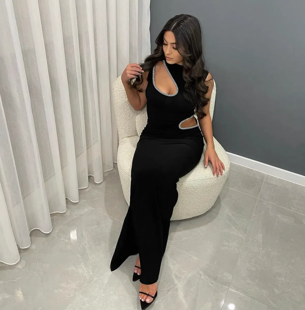 Ivona Skelo Vivia Dress Black Size XS/6 - Image 3