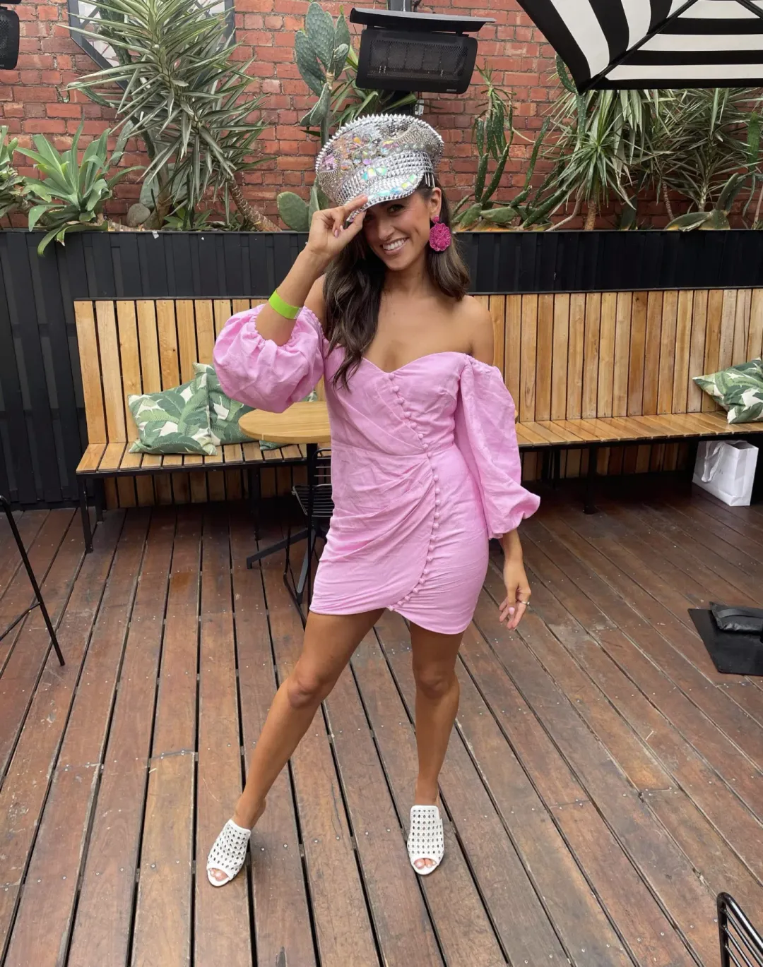 Significant Other Camilla Mini Dress Pink Size 10 for rent on The Volte - main image